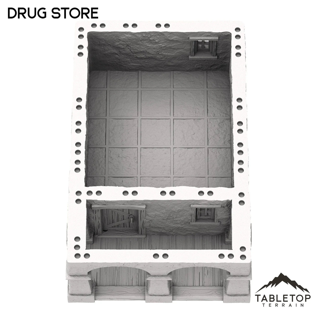 Tabletop Terrain Building Spanish Drug Store - Old Wild Western Rush