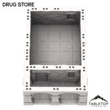 Tabletop Terrain Building Spanish Drug Store - Old Wild Western Rush