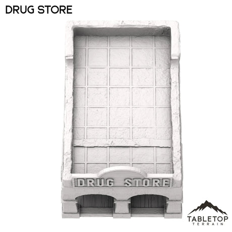 Tabletop Terrain Building Spanish Drug Store - Old Wild Western Rush