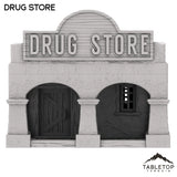 Tabletop Terrain Building Spanish Drug Store - Old Wild Western Rush