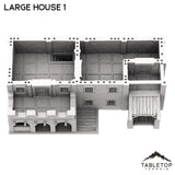 Tabletop Terrain Building Spanish Large House 1 - Old Wild Western Rush