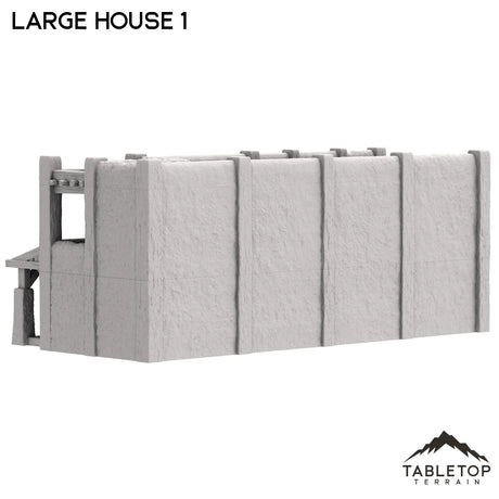 Tabletop Terrain Building Spanish Large House 1 - Old Wild Western Rush