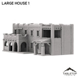 Tabletop Terrain Building Spanish Large House 1 - Old Wild Western Rush
