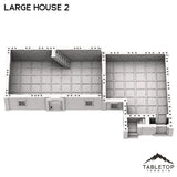 Tabletop Terrain Building Spanish Large House 2 - Old Wild Western Rush