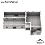Tabletop Terrain Building Spanish Large House 2 - Old Wild Western Rush