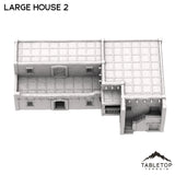Tabletop Terrain Building Spanish Large House 2 - Old Wild Western Rush