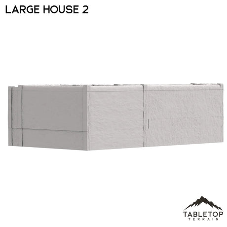Tabletop Terrain Building Spanish Large House 2 - Old Wild Western Rush