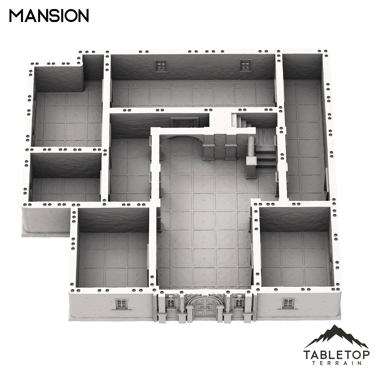 Tabletop Terrain Building Spanish Mansion - Old Wild Western Rush