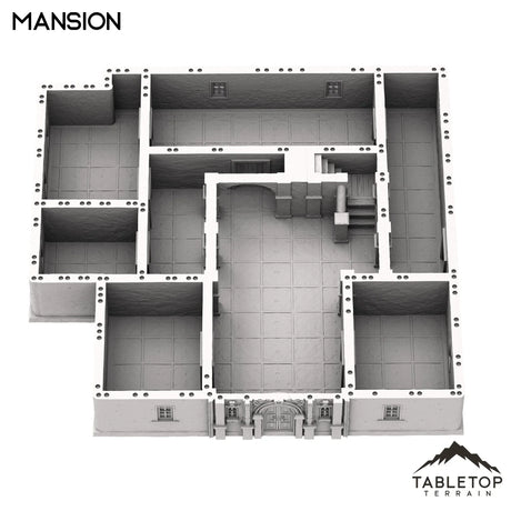 Tabletop Terrain Building Spanish Mansion - Old Wild Western Rush