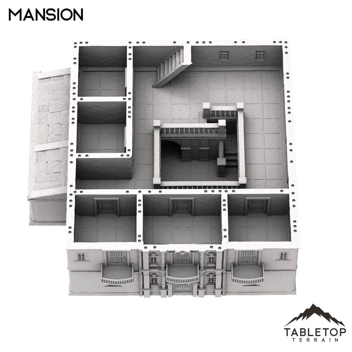 Tabletop Terrain Building Spanish Mansion - Old Wild Western Rush