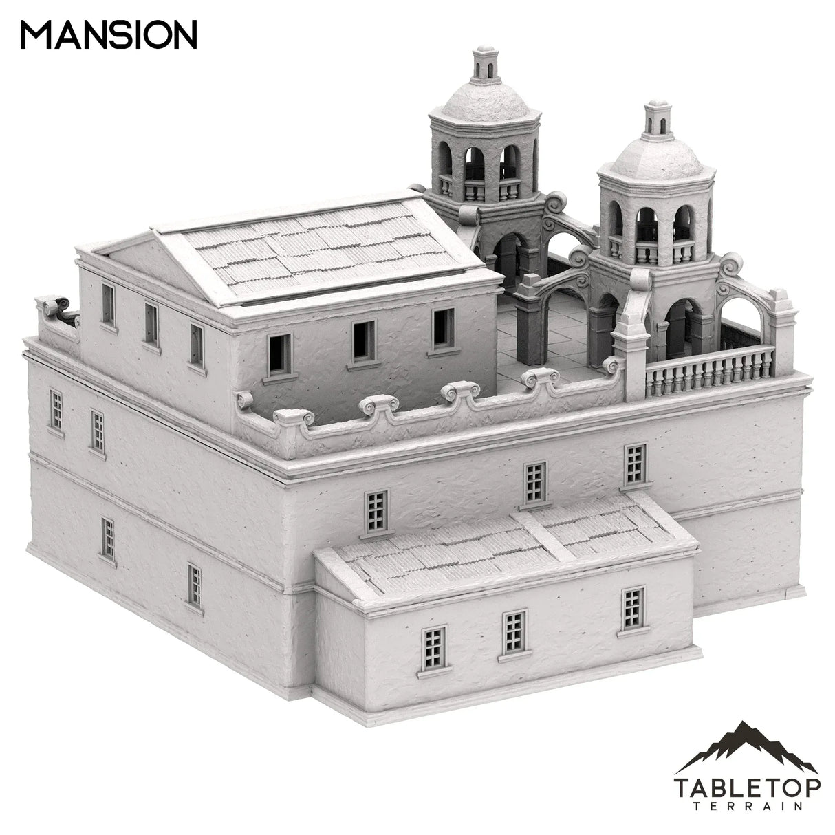 Tabletop Terrain Building Spanish Mansion - Old Wild Western Rush