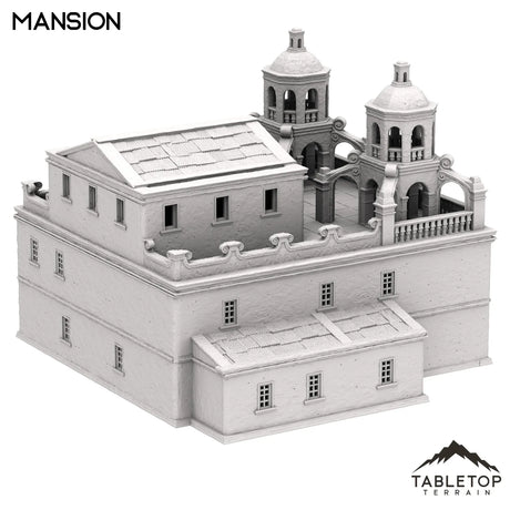 Tabletop Terrain Building Spanish Mansion - Old Wild Western Rush