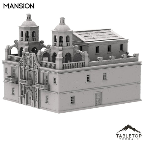 Tabletop Terrain Building Spanish Mansion - Old Wild Western Rush