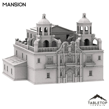 Tabletop Terrain Building Spanish Mansion - Old Wild Western Rush