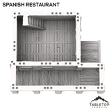 Tabletop Terrain Building Spanish Restaurant - Old Wild Western Rush