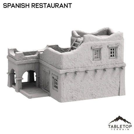 Tabletop Terrain Building Spanish Restaurant - Old Wild Western Rush
