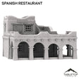 Tabletop Terrain Building Spanish Restaurant - Old Wild Western Rush