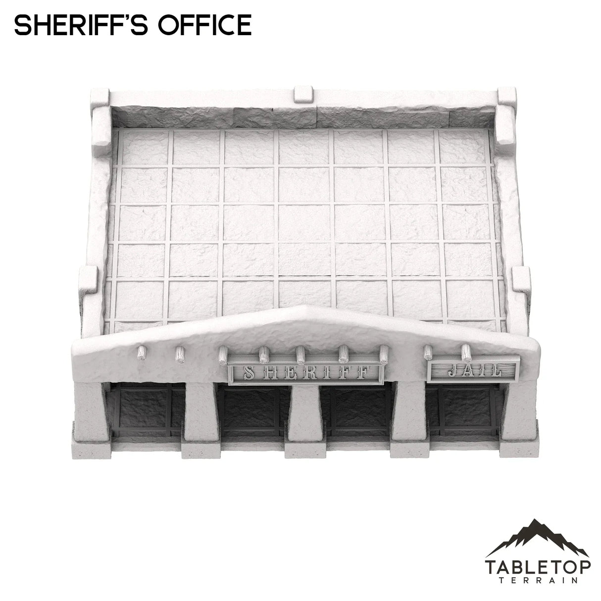 Tabletop Terrain Building Spanish Sheriff's Office + Jail - Old Wild Western Rush