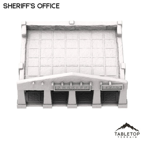 Tabletop Terrain Building Spanish Sheriff's Office + Jail - Old Wild Western Rush
