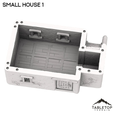 Tabletop Terrain Building Spanish Small House 1 - Old Wild Western Rush