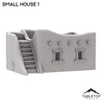 Tabletop Terrain Building Spanish Small House 1 - Old Wild Western Rush