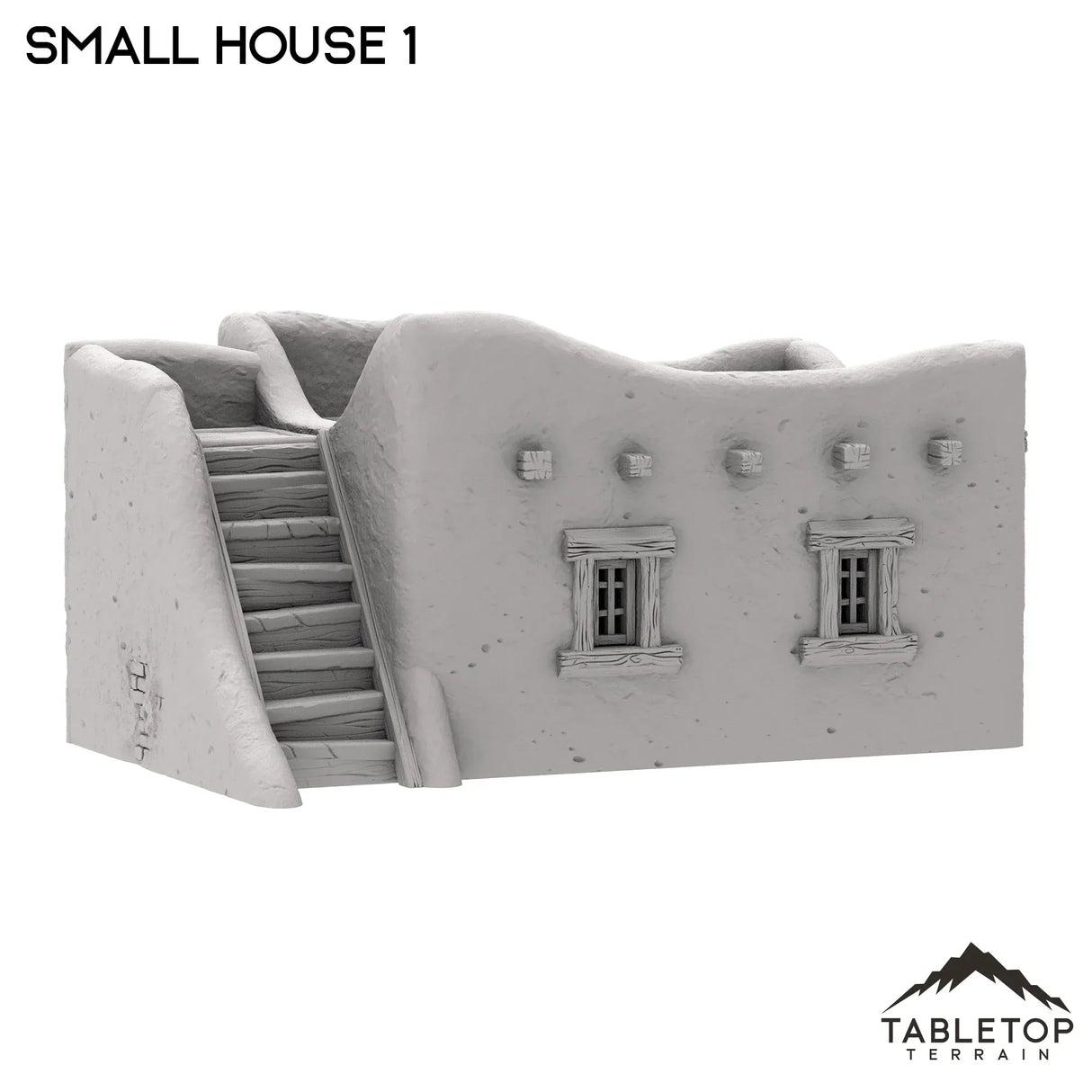 Tabletop Terrain Building Spanish Small House 1 - Old Wild Western Rush
