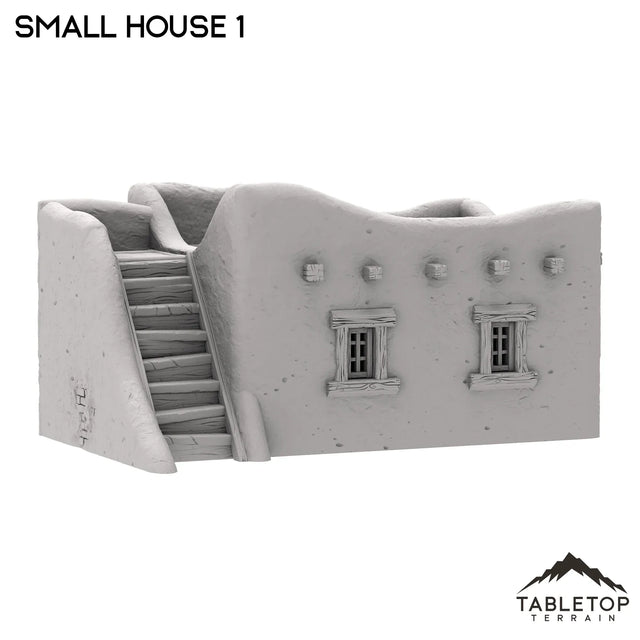 Tabletop Terrain Building Spanish Small House 1 - Old Wild Western Rush