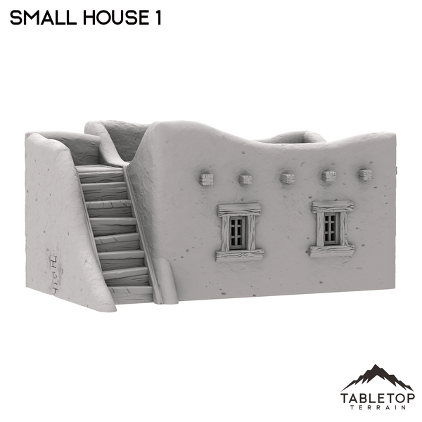 Tabletop Terrain Building Spanish Small House 1 - Old Wild Western Rush