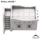 Tabletop Terrain Building Spanish Small House 1 - Old Wild Western Rush