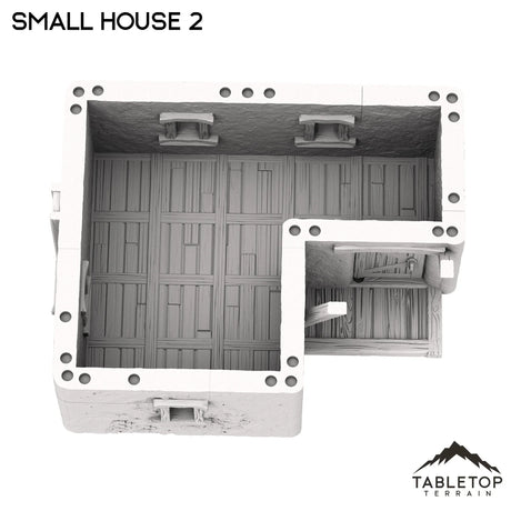 Tabletop Terrain Building Spanish Small House 2 - Old Wild Western Rush