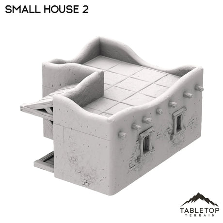 Tabletop Terrain Building Spanish Small House 2 - Old Wild Western Rush