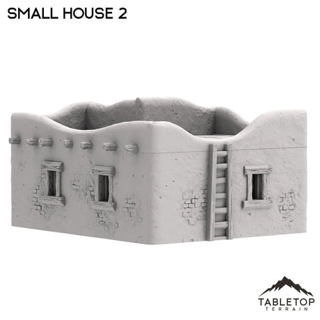 Tabletop Terrain Building Spanish Small House 2 - Old Wild Western Rush