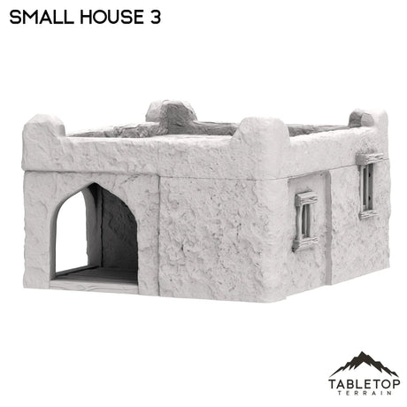 Tabletop Terrain Building Spanish Small House 3 - Old Wild Western Rush