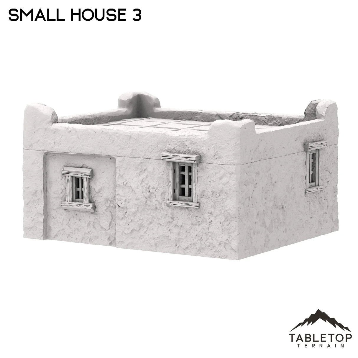 Tabletop Terrain Building Spanish Small House 3 - Old Wild Western Rush