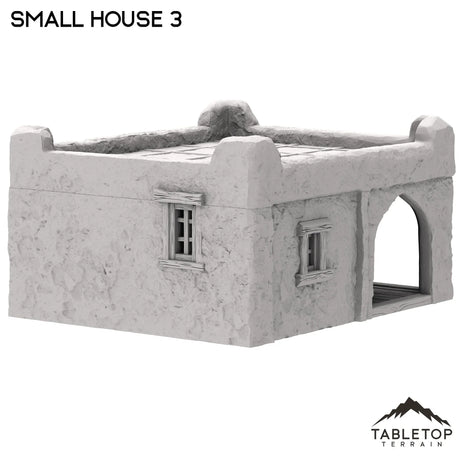 Tabletop Terrain Building Spanish Small House 3 - Old Wild Western Rush