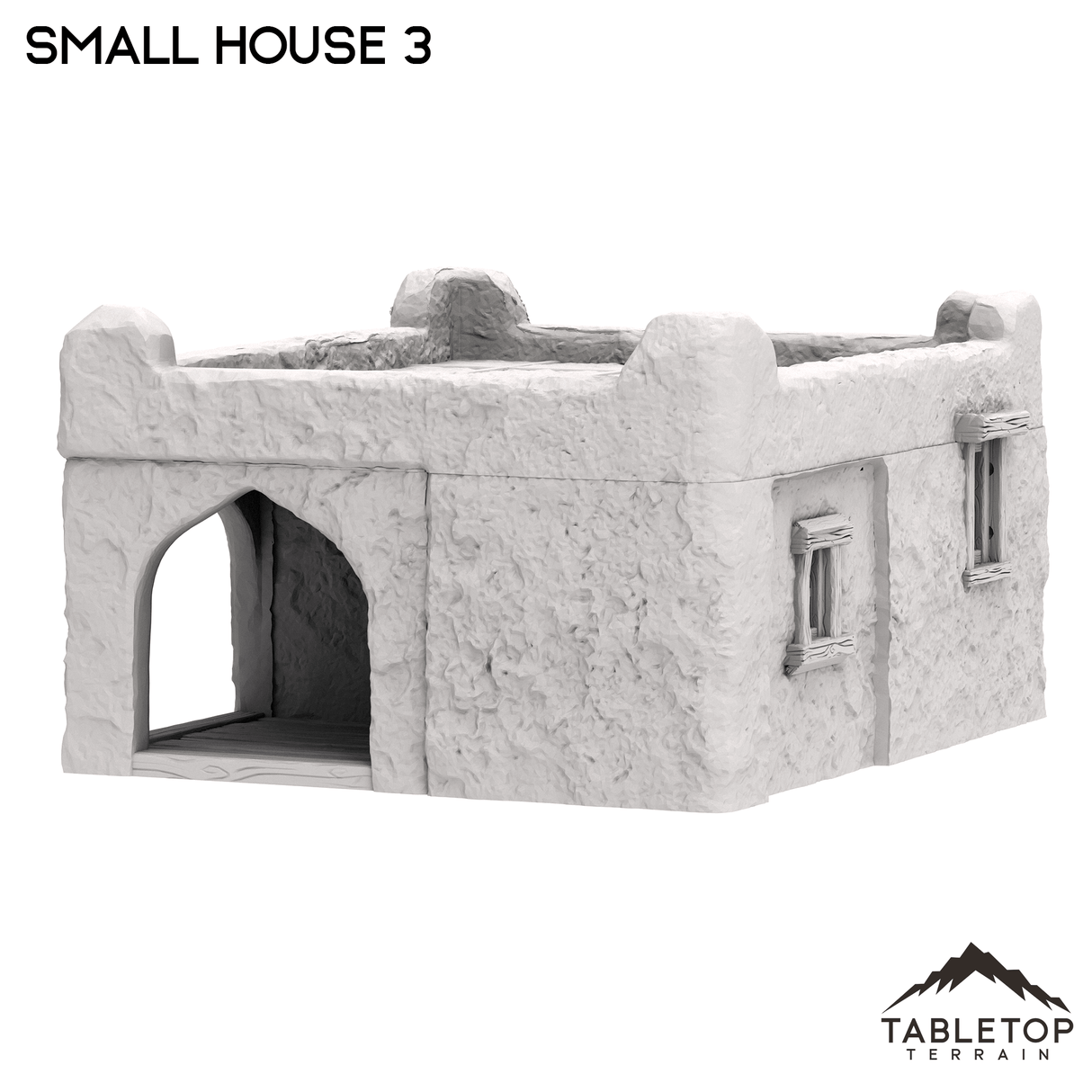 Tabletop Terrain Building Spanish Small House 3 - Old Wild Western Rush