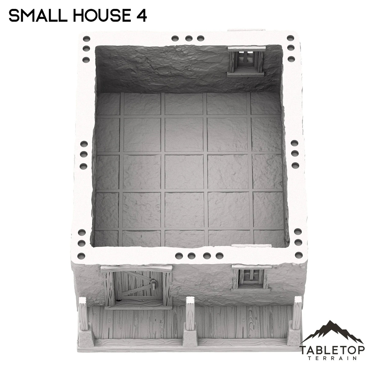 Tabletop Terrain Building Spanish Small House 4 - Old Wild Western Rush
