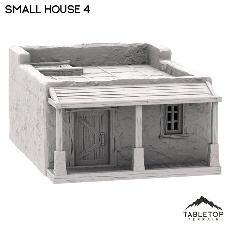 Tabletop Terrain Building Spanish Small House 4 - Old Wild Western Rush