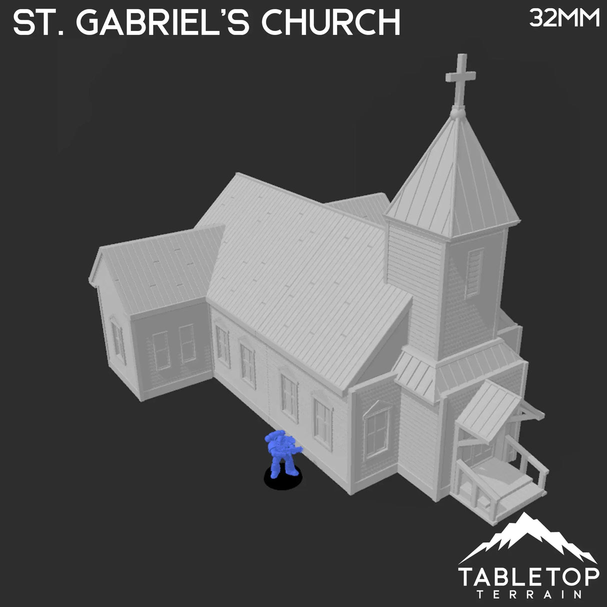 Tabletop Terrain Building St. Gabriel's Church - Wild West Building