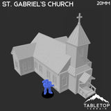 Tabletop Terrain Building St. Gabriel's Church - Wild West Building