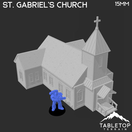 Tabletop Terrain Building St. Gabriel's Church - Wild West Building
