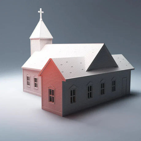 Tabletop Terrain Building St. Gabriel's Church - Wild West Building