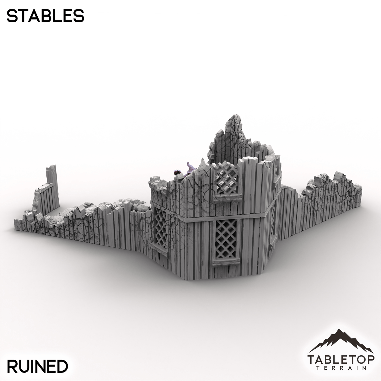 Tabletop Terrain Building Stables - Kingdom of Saxonia