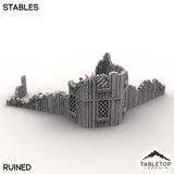 Tabletop Terrain Building Stables - Kingdom of Saxonia