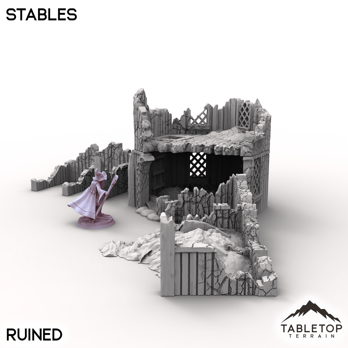 Tabletop Terrain Building Stables - Kingdom of Saxonia
