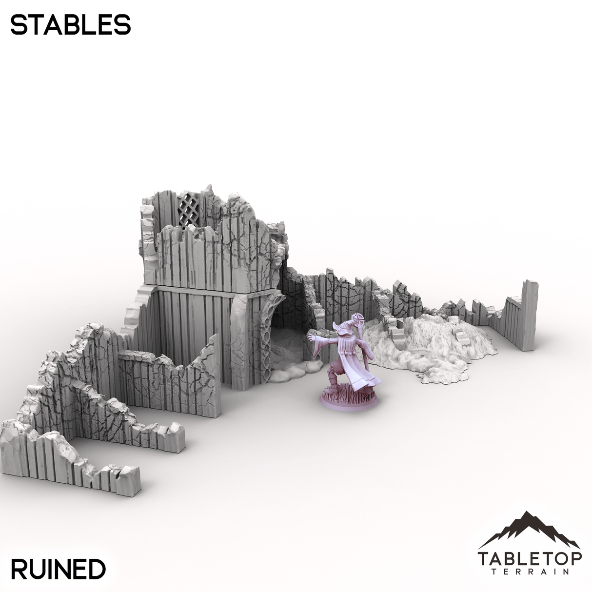 Tabletop Terrain Building Stables - Kingdom of Saxonia