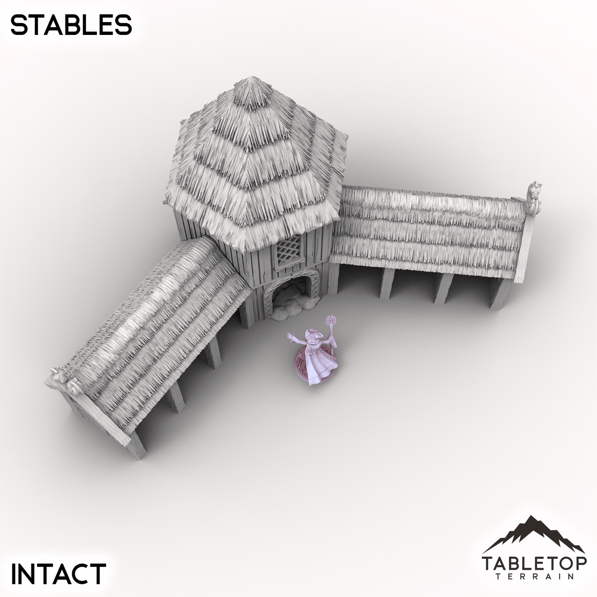 Tabletop Terrain Building Stables - Kingdom of Saxonia