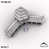 Tabletop Terrain Building Stables - Kingdom of Saxonia