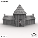 Tabletop Terrain Building Stables - Kingdom of Saxonia