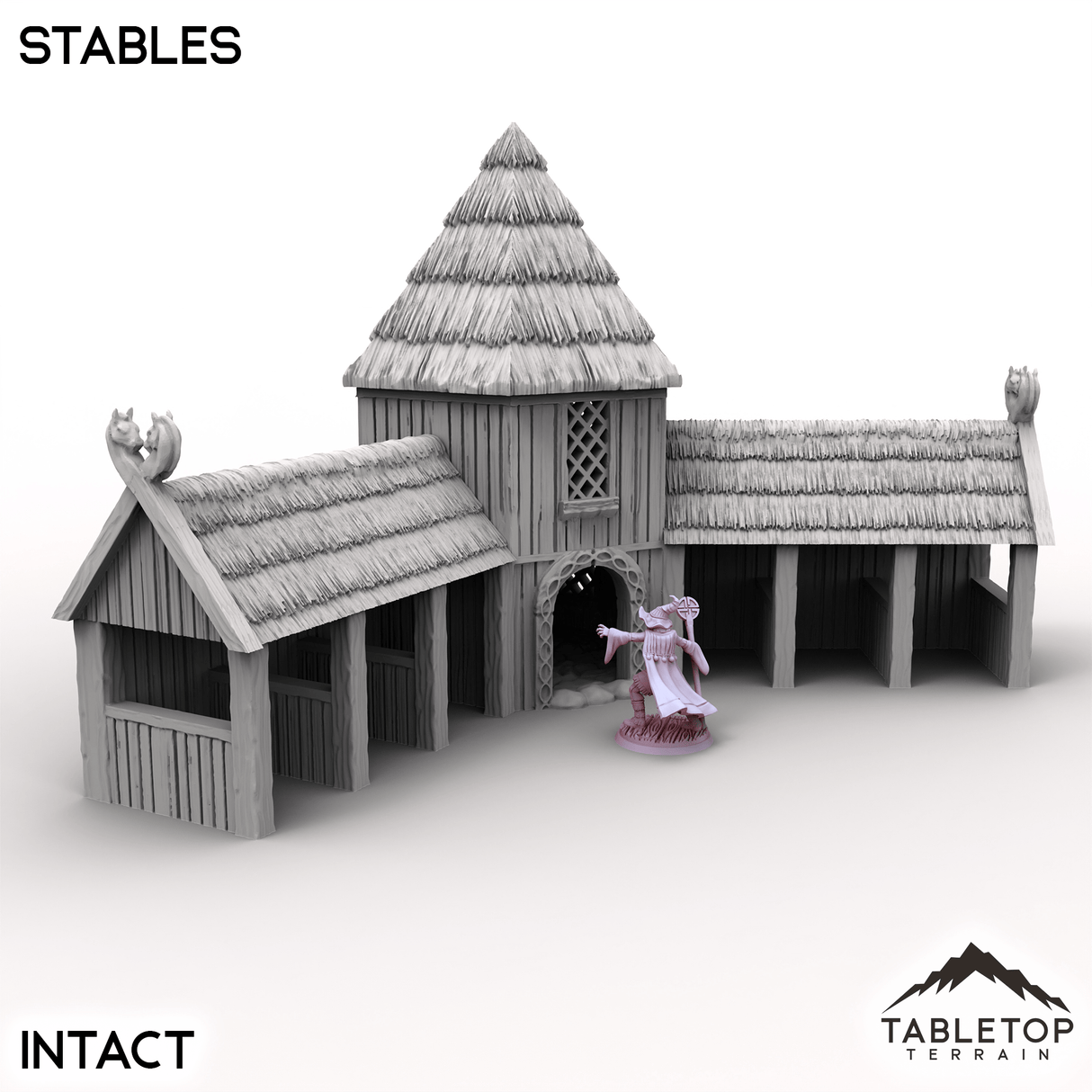 Tabletop Terrain Building Stables - Kingdom of Saxonia